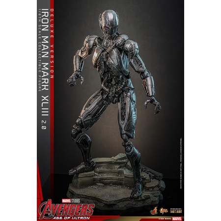 Marvel Iron Man Mark XLIII (2_0) Figurine Échelle 1:6 (Version de Luxe) Hot Toys MMS866D81 9153592