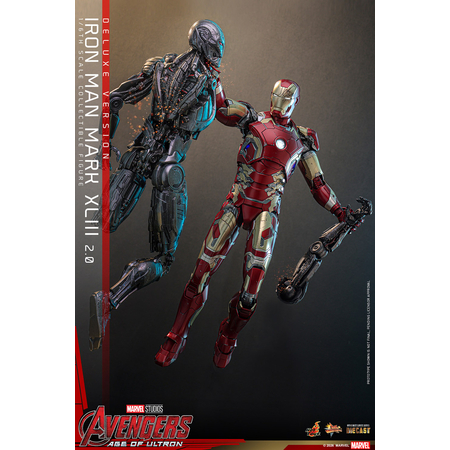 Marvel Iron Man Mark XLIII (2_0) Figurine Échelle 1:6 (Version de Luxe) Hot Toys MMS866D81 9153592