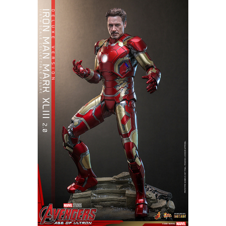 Marvel Iron Man Mark XLIII (2_0) Figurine Échelle 1:6 (Version de Luxe) Hot Toys MMS866D81 9153592