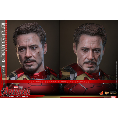 Marvel Iron Man Mark XLIII (2_0) Figurine Échelle 1:6 (Version de Luxe) Hot Toys MMS866D81 9153592