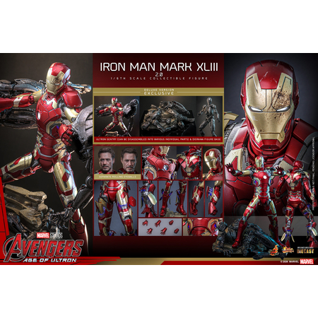 Marvel Iron Man Mark XLIII (2_0) Figurine Échelle 1:6 (Version de Luxe) Hot Toys MMS866D81 9153592