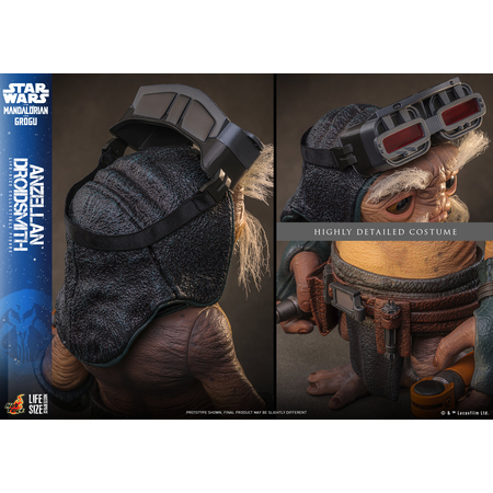 Star Wars: The Mandalorian & Grogu Anzellan Droidsmith Life-Size Figure Hot Toys LMS017 915302