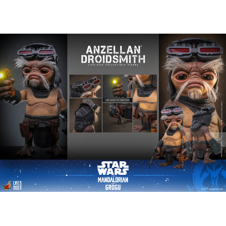 Star Wars: The Mandalorian & Grogu Anzellan Droidsmith Life-Size Figure Hot Toys LMS017 915302