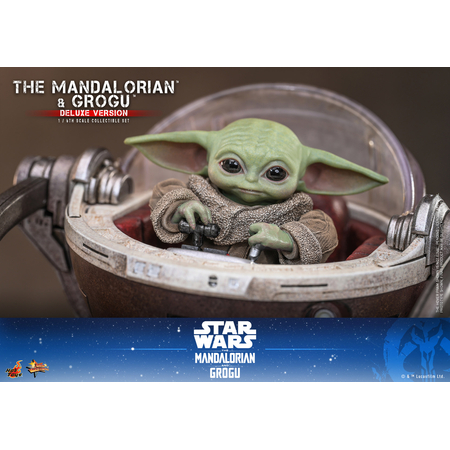 Star Wars The Mandalorian and Grogu (Deluxe Version) 1:6 Scale Figure Set Hot Toys MMS872 9152981