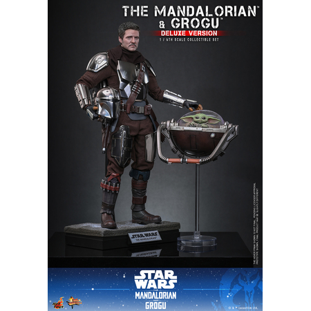 Star Wars The Mandalorian and Grogu (Deluxe Version) 1:6 Scale Figure Set Hot Toys MMS872 9152981