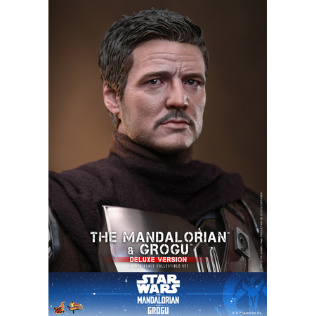 Star Wars The Mandalorian and Grogu (Deluxe Version) 1:6 Scale Figure Set Hot Toys MMS872 9152981