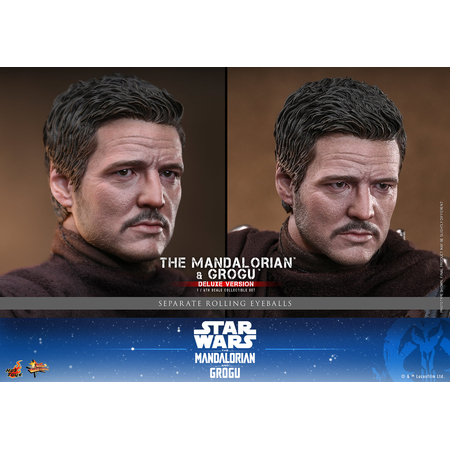 Star Wars The Mandalorian and Grogu (Deluxe Version) 1:6 Scale Figure Set Hot Toys MMS872 9152981