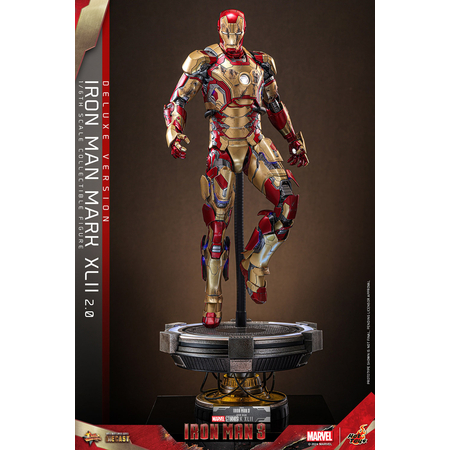 Marvel Iron Man 3 - Iron Man Mark XLII (Mark 42) 2_0 DELUXE VERSION SPECIAL EDITION 1:6 Scale Figure Hot Toys MMS759D66B 9136283