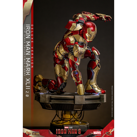 Marvel Iron Man 3 - Iron Man Mark XLII (Mark 42) 2_0 DELUXE VERSION SPECIAL EDITION 1:6 Scale Figure Hot Toys MMS759D66B 9136283