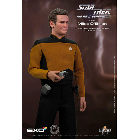 Star Trek: The Next Generation Transporter Chief Miles O'Brien with Transporter Console 1:6 Scale Figure Set EXO-6 (EXO-01-0118) 9157092