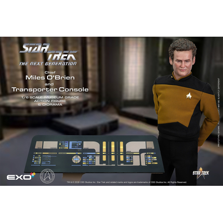 Star Trek: The Next Generation Transporter Chief Miles O'Brien with Transporter Console 1:6 Scale Figure Set EXO-6 (EXO-01-0118) 9157092