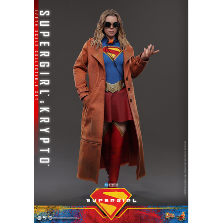 DC Supergirl & Krypto 1:6 Scale Figure Set Hot Toys MMS869 915560