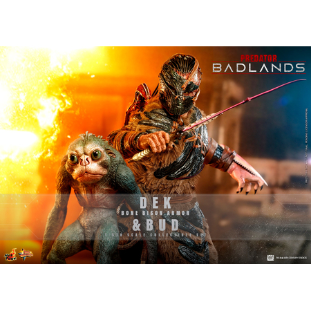 Predator: Badlands - Dek (Bone Bison Armor) and Bud Collectible 1:6 Scale Figure Set Hot Toys MMS873 915532
