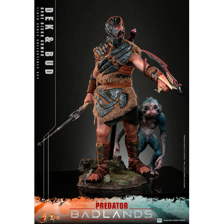 Predator: Badlands - Dek (Bone Bison Armor) and Bud Collectible 1:6 Scale Figure Set Hot Toys MMS873 915532
