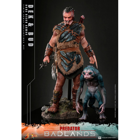 Predator: Badlands - Dek (Bone Bison Armor) and Bud Collectible 1:6 Scale Figure Set Hot Toys MMS873 915532
