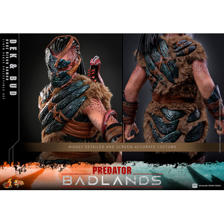 Predator: Badlands - Dek (Bone Bison Armor) and Bud Collectible 1:6 Scale Figure Set Hot Toys MMS873 915532