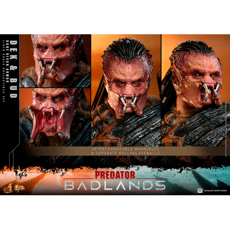 Predator: Badlands - Dek (Bone Bison Armor) and Bud Collectible 1:6 Scale Figure Set Hot Toys MMS873 915532