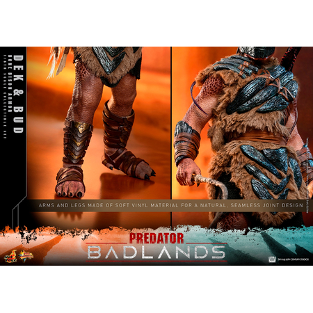 Predator: Badlands - Dek (Bone Bison Armor) and Bud Collectible 1:6 Scale Figure Set Hot Toys MMS873 915532
