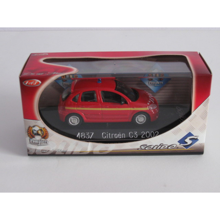 Solido Réf. 4837 Voiture Citroën C3 2002 Pompiers