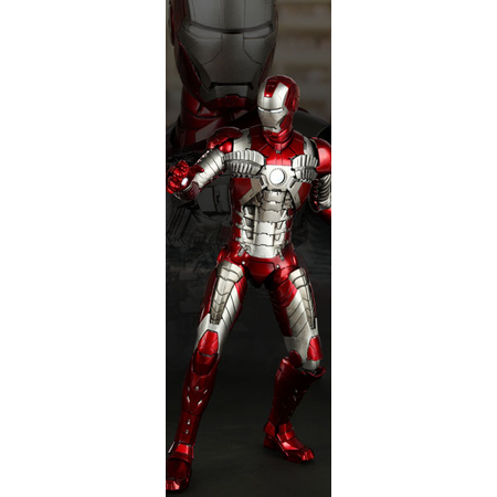 Marvel Iron Man 2 Mark V (Mk 5) figurine échelle 1:6  Hot Toys MMS145 (901261)