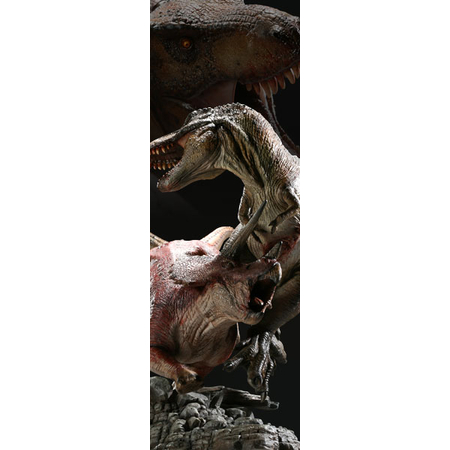 Tyrannosaurus Rex VS Triceratops Diorama Sideshow no.3102