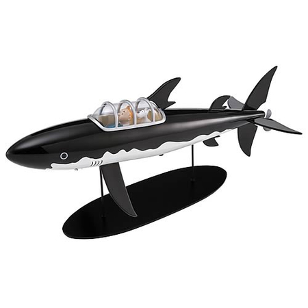 Adventures of Tintin Shark Submarine Statue