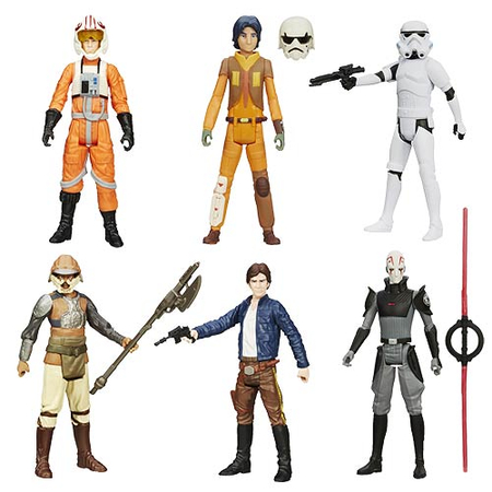* Pre Order *  Star Wars Rebels Saga Legends Wave 6 Set of 6 Figures