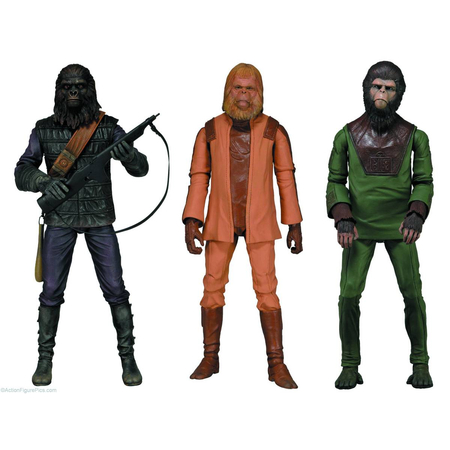 Planet of the Apes Classic 7 inches Series 1 - Set of 3 Figures