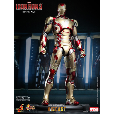 Iron Man Mark XLII (42) DIECAST Movie Masterpiece Series - Sixth Scale Figure