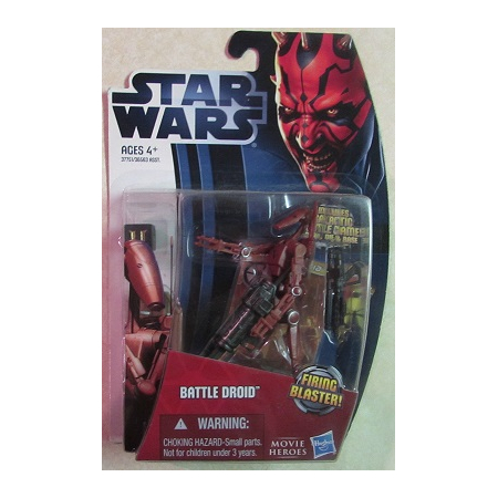 Star Wars Movie Heroes Battle Droid (red variant)