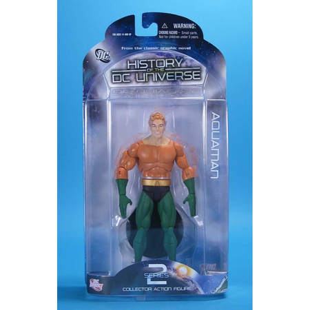 History of the DC Universe Wave 2 Aquaman 7-inch action figure DC Direct