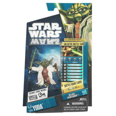 Star Wars Clone Wars Yoda figurine 3 3/4" (CW05) Hasbro