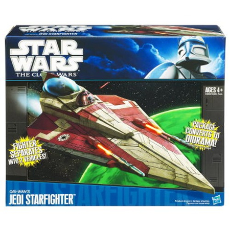 Star Wars Clone Wars Obi-Wan Kenobi Starfighter (blue box)