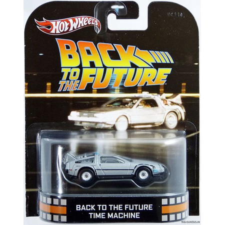 Back to the Future Time Machine * 2013 Hot Wheels Retro Entertainment * C Case