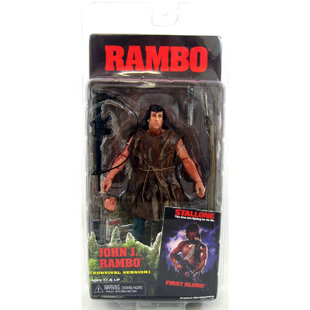 Rambo First Blood NECA 7 inches - John J. Rambo Survival Version
