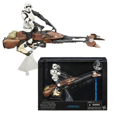 * Pre Order * Star Wars Black Series Scout Trooper 6 inches with Speeder Bike