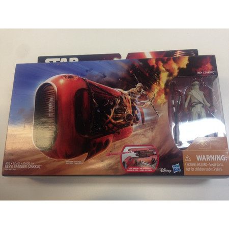 Star Wars The Force Awakens Deluxe Class I Vehicles Série 1 - Rey's Speeder (Jakku) avec Rey Hasbro B3676