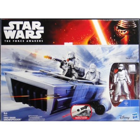 Star Wars The Force Awakens Class II Vehicles Série 1 - First Order Snowspeeder avec Snowtrooper Hasbro