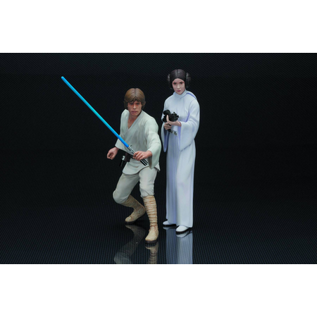Star Wars Luke Skywalker & Princess Leia Artfx+ Statue 1/10 Scale 8 inches Kotobukiya
