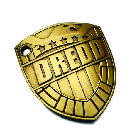 Judge Dredd Comic Badge 1:1 Prop Replica