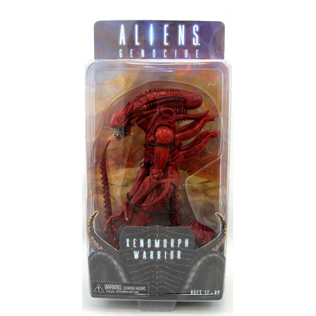 Aliens Series 5 - Aliens Genocide Red Xenomorph Warrior 7 inches NECA