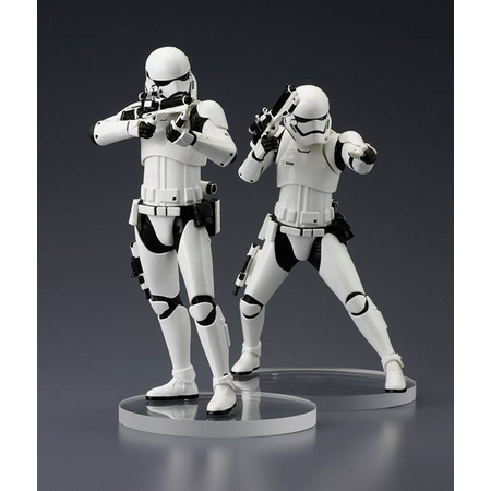 Star Wars Episode 7 First Order Stormtrooper Artfx Statue Ensemble de deux Figurines échelle 1:10 Kotobukiya