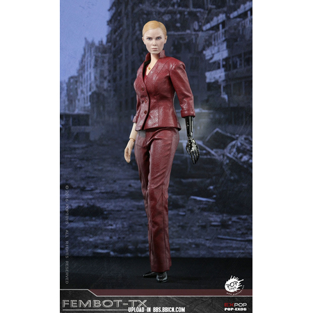 Terminator TX figurine échelle 1:6 Femme robot Pop Toys POP-EX06