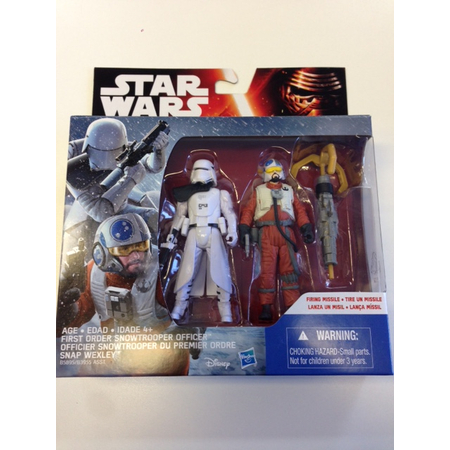 Star Wars: Episode VII - The Force Awakens Mission Series 2-Packs - First Order Snowtrooper Officer & Snap Wexley