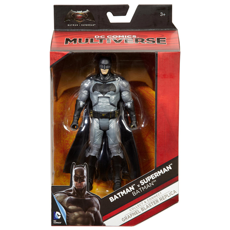 DC Multiverse Batman vs Superman Movie Master Batman - Figurine 6 pouces (Collect and Connect Grapnel Blaster Replica) Mattel DJH16