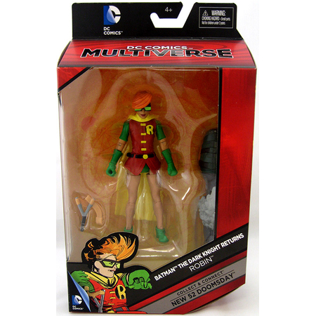 DC Multiverse 6 pouces Dark Knight Returns Robin - Figurine 6 pouces (Collect and Connect New 52 Doomsday) Mattel DNW69