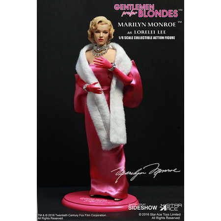 Gentlemen prefer blondes Marilyn Monroe as Lorelei Lee (Pink Dress Version) figurine 1:6 Star Ace Toys Ltd 902837