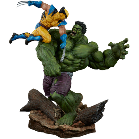 Hulk vs. Wolverine Maquette