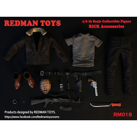 * Pre Order * Redman Toys Sheriff Rick Accessories Full Sets 1/6 Scale