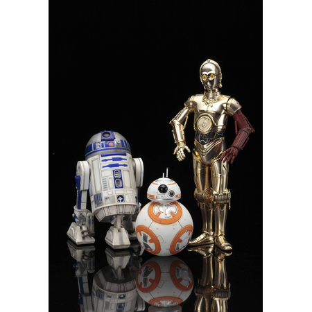 Star Wars Episode 7 The Force Awakens C-3PO & R2-D2 with BB-8 Artfx Statue 1:10